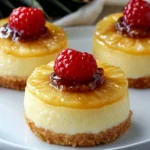 Mini Pineapple Upside Down Cheesecakes Recipe