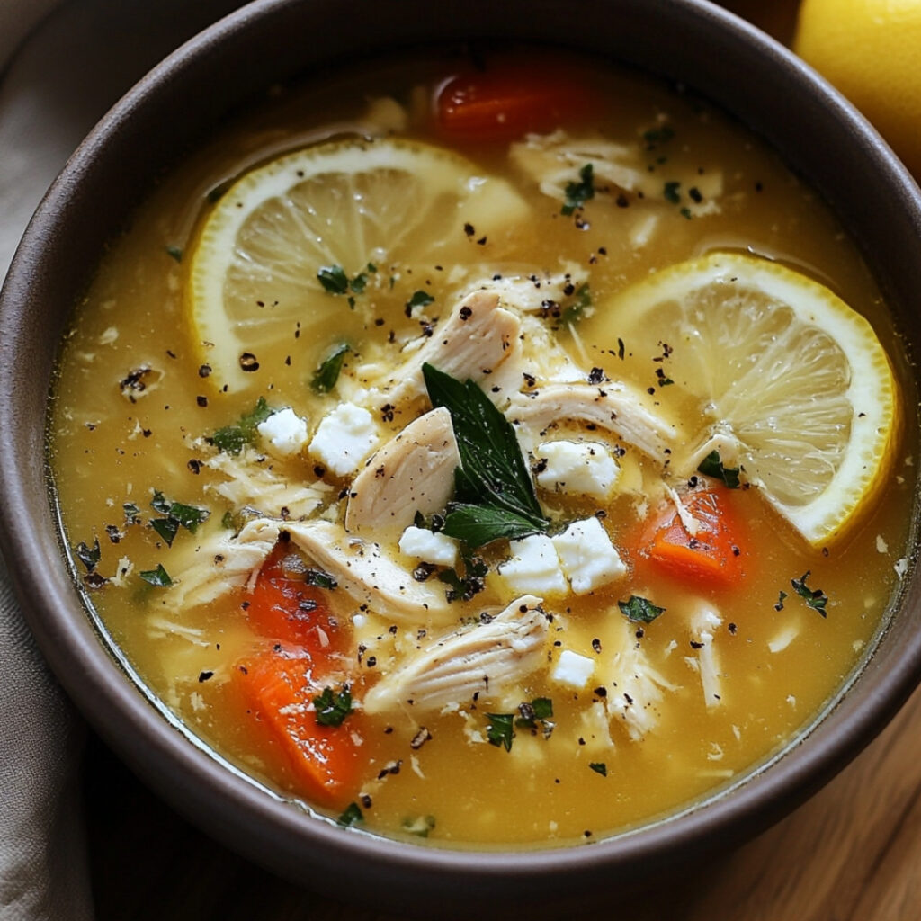 greek lemon chicken soup recipe