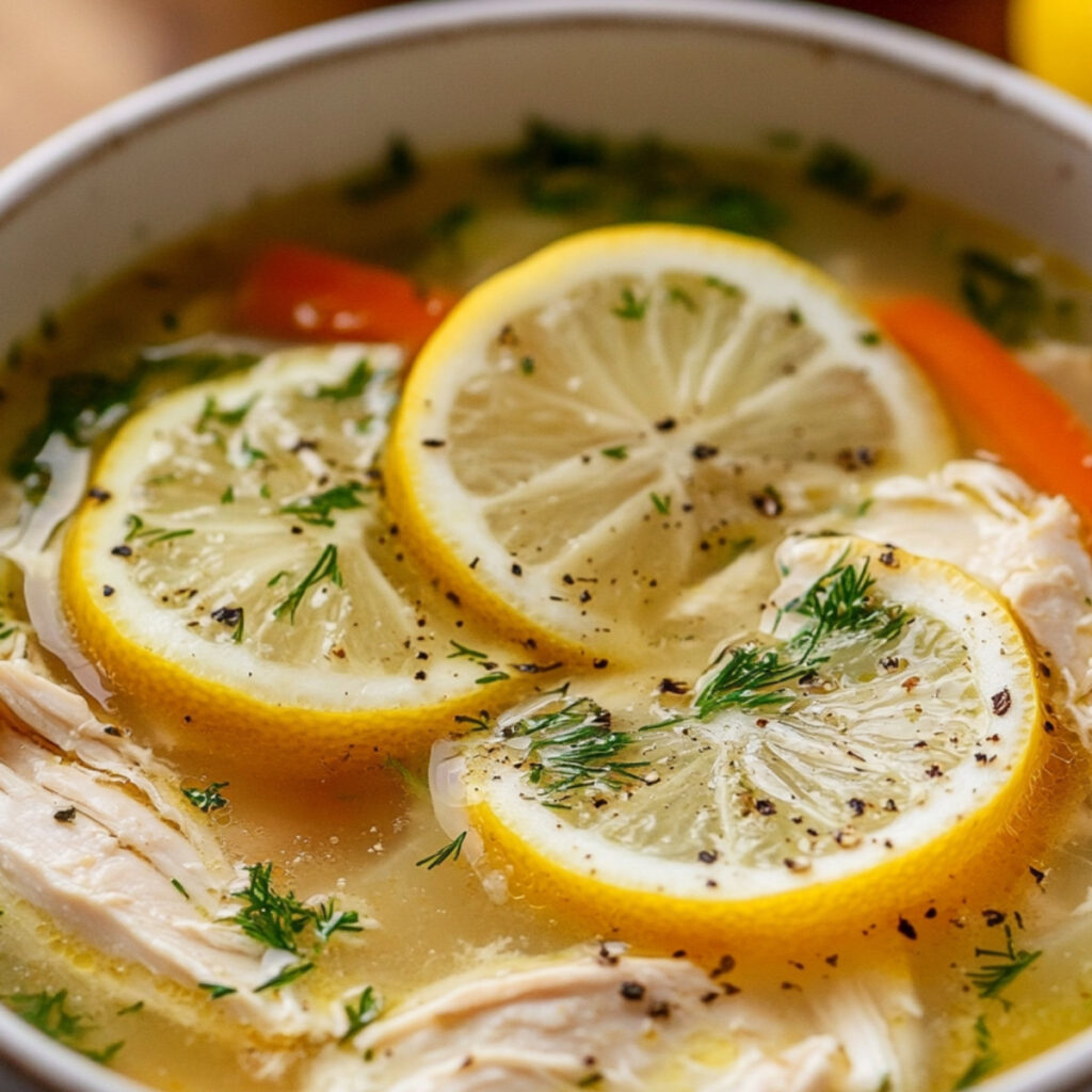 greek lemon chicken soup recipe