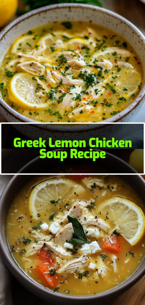 greek lemon chicken soup recipe