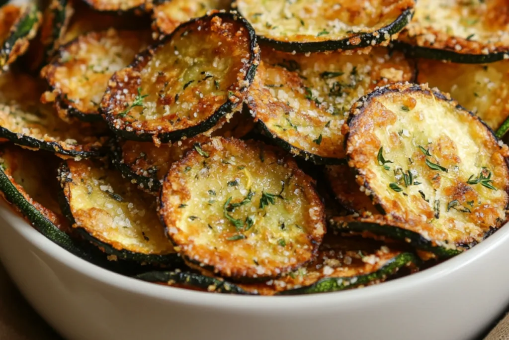 Crispy Baked Zucchini Chips Recipe