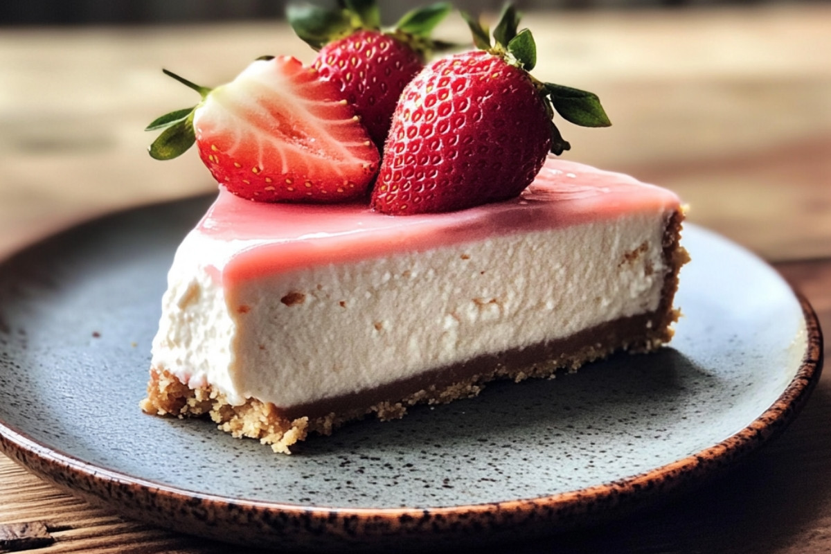 Decadent Delight: Creamy Strawberry Cheesecake