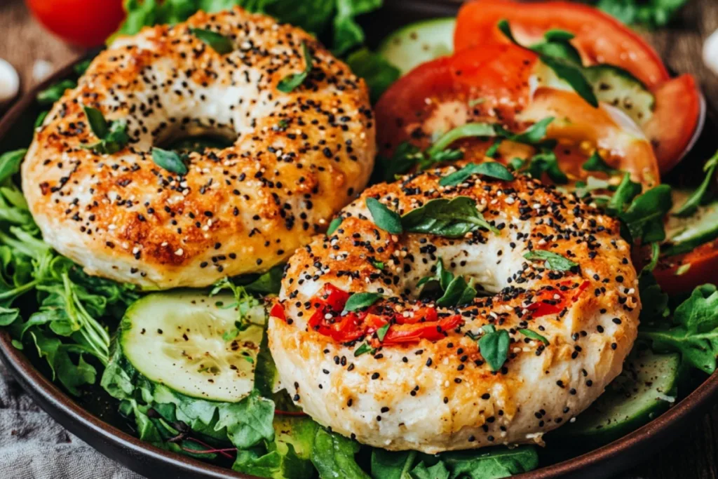 Delicious High-Protein Air Fryer Bagels Recipe