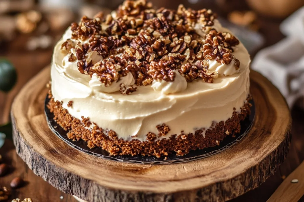 Deliciously Irresistible Coffee Walnut Cake