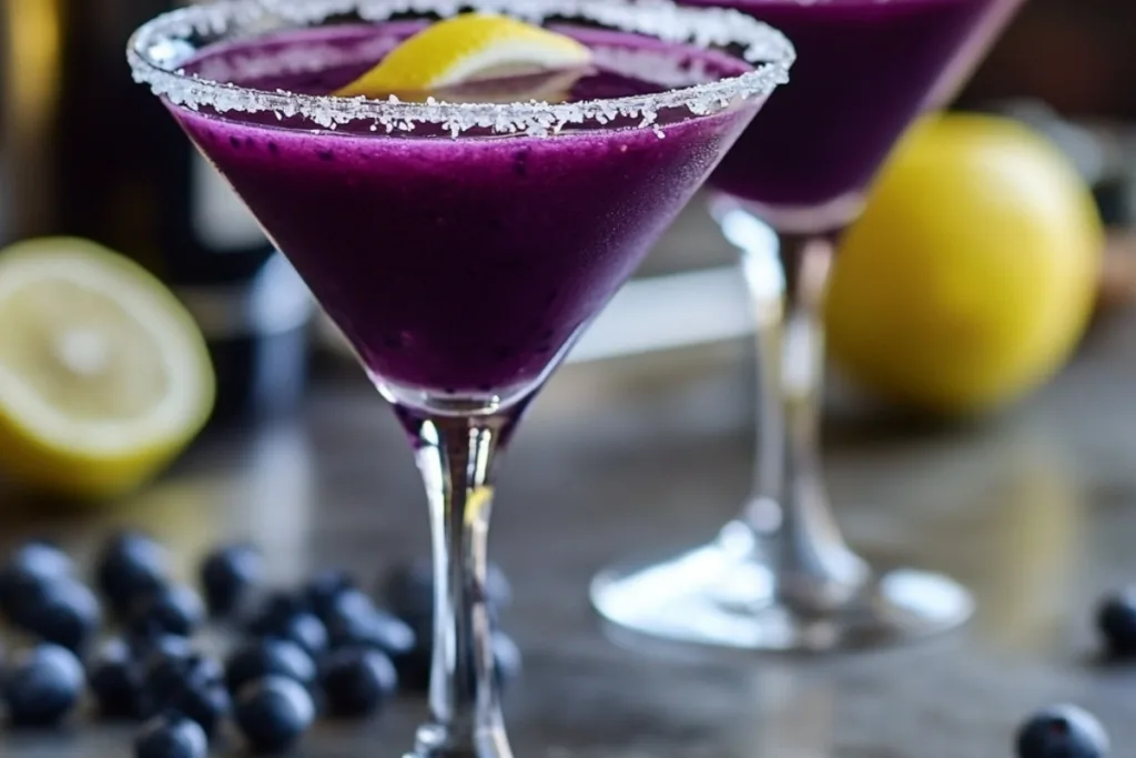 Delightful Refreshing Blueberry Lemon Martini Recipe