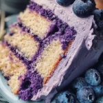 Heavenly Delight Blueberry Chiffon Cake