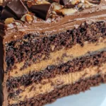 Irresistible Decadent Snickers Cake