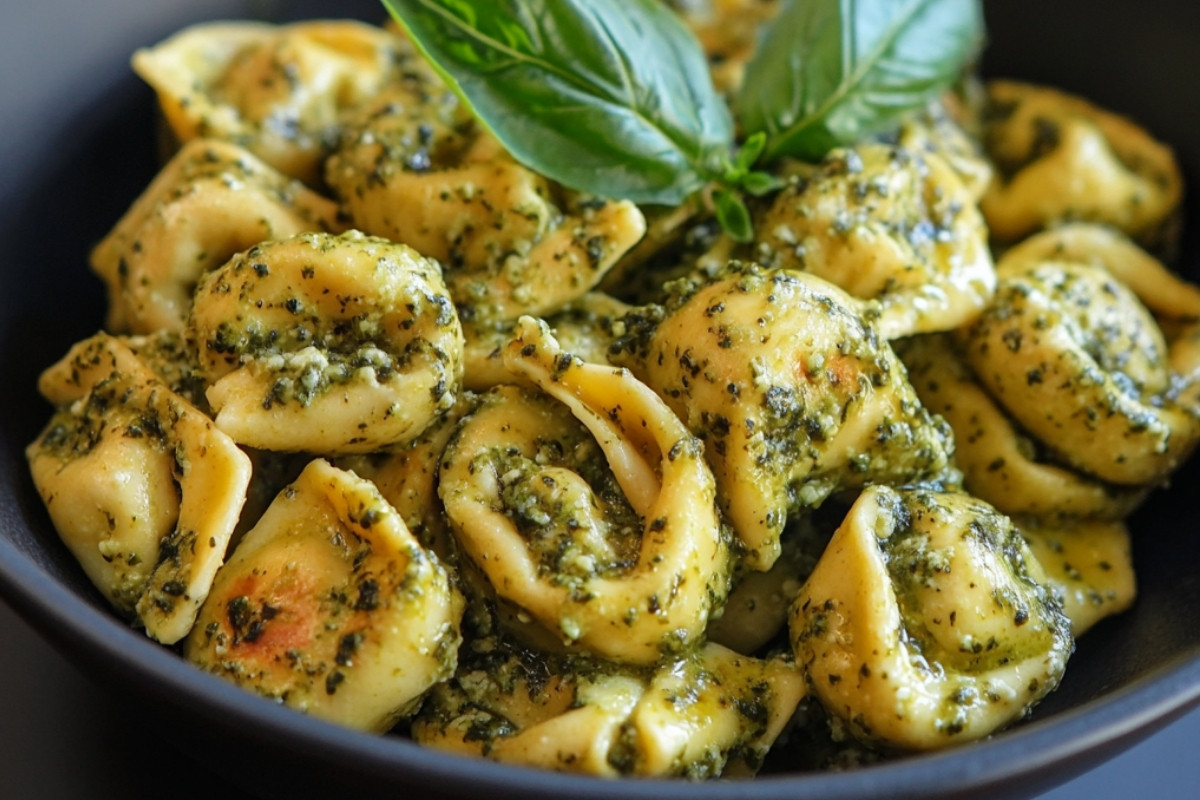 Irresistible Pesto Chicken Tortellini Delight