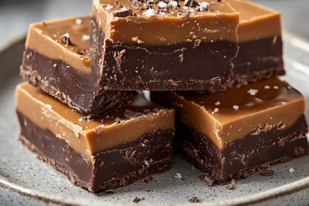 Irresistible Salted Caramel Chocolate Fudge Delight Recipe