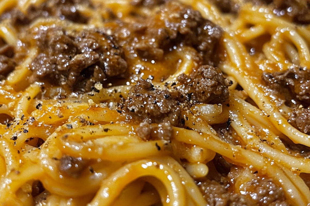 Irresistible Savory Beef Pasta Delight