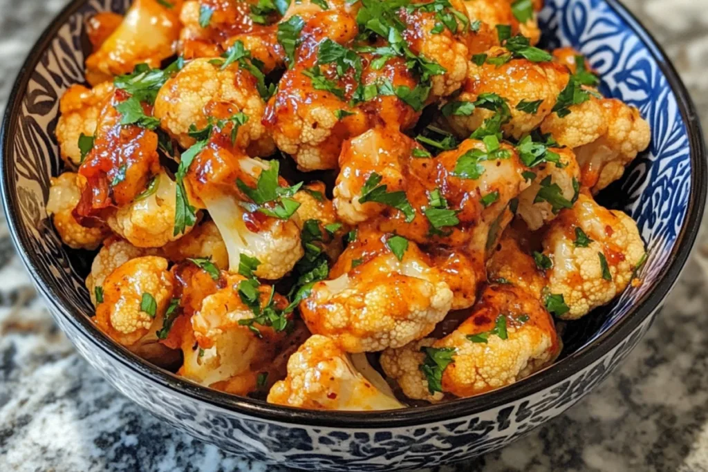 Irresistible Spicy Air Fryer Buffalo Cauliflower Recipe