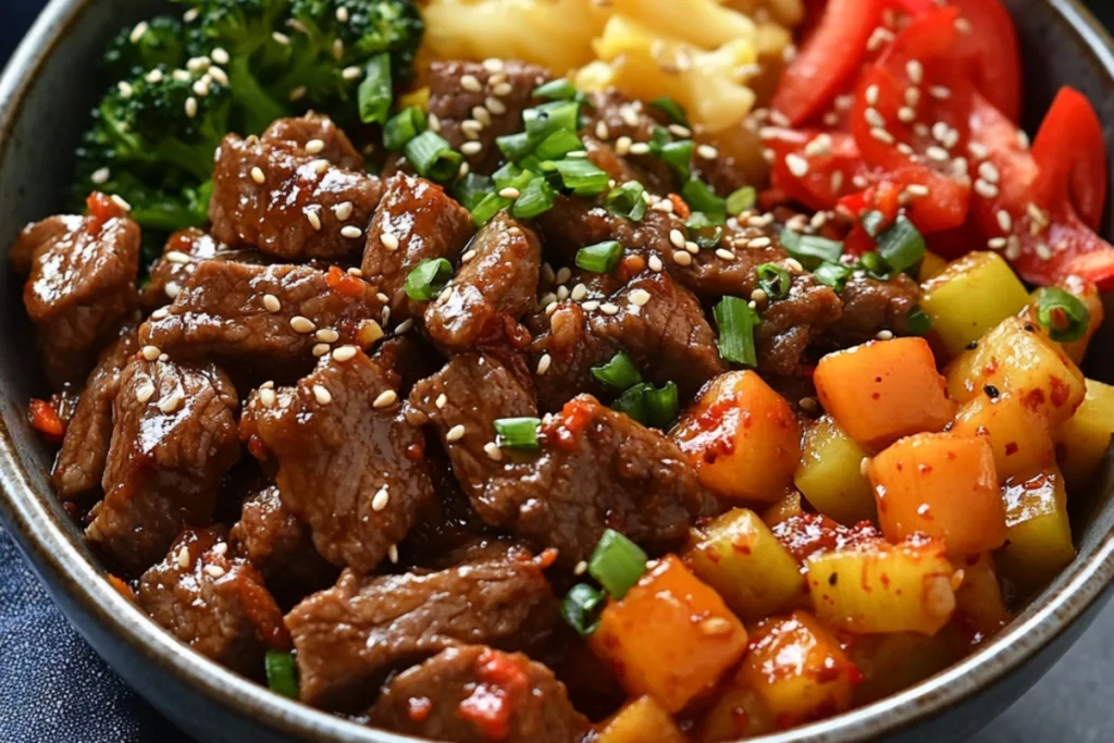 Irresistible Spicy Korean Beef Bowl Recipe