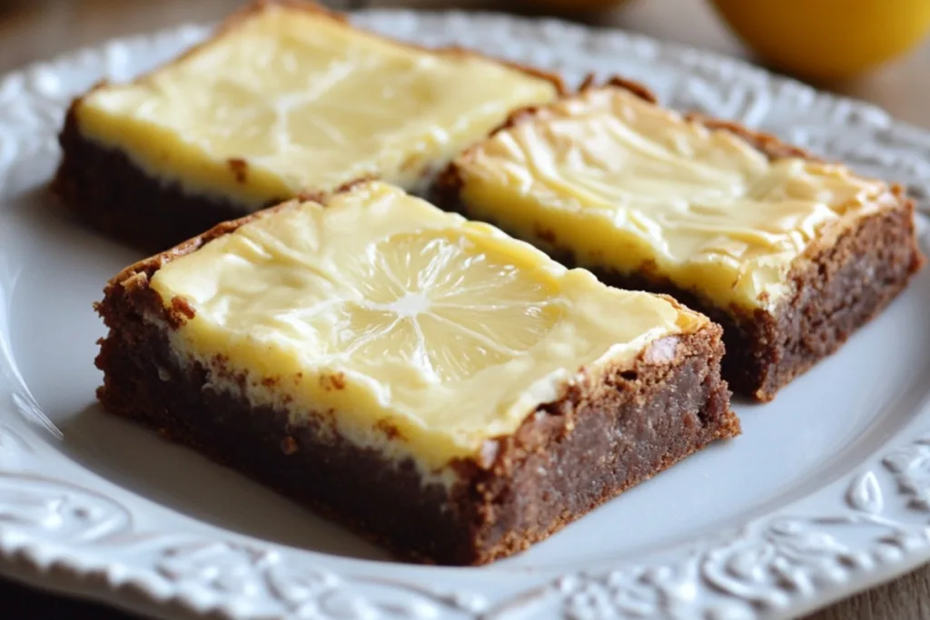 Lemon Brownies Recipe