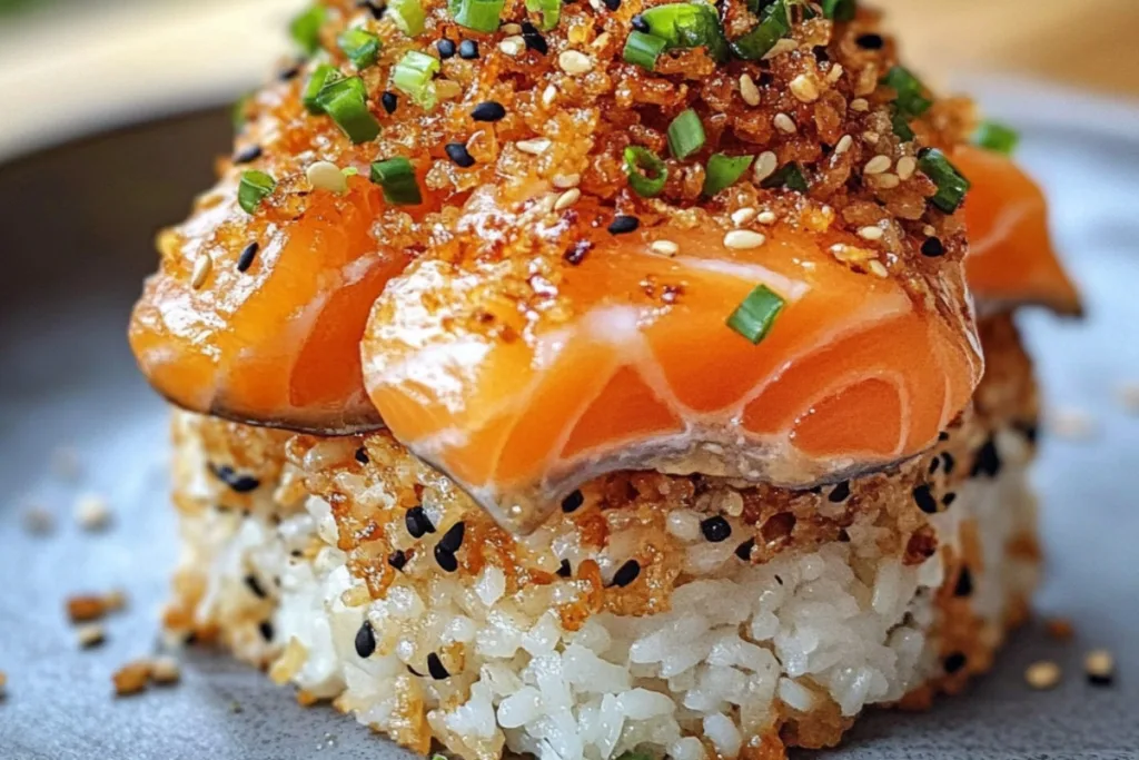 Salmon Crispy Rice Recipe