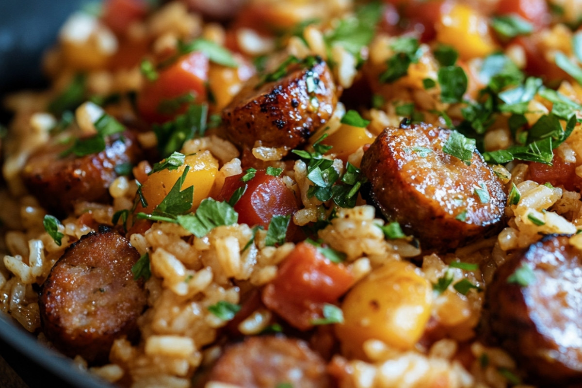 Sausage and Rice Skillet Recipe