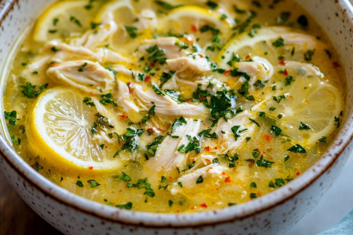 greek lemon chicken soup recipe