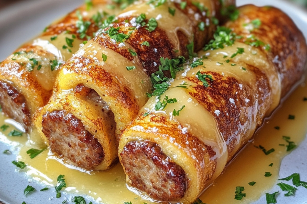 Sausage French Toast Roll-Ups Recipe