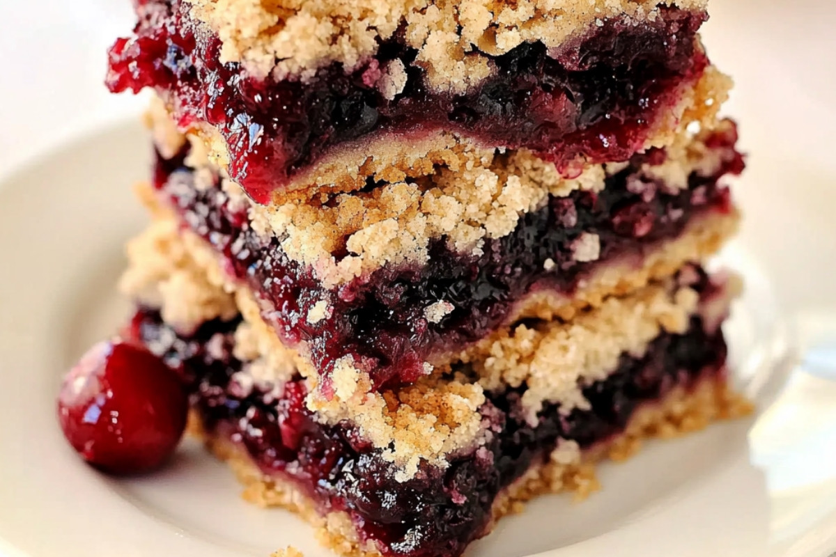 Delightful Cherry Pie Crumb Bars