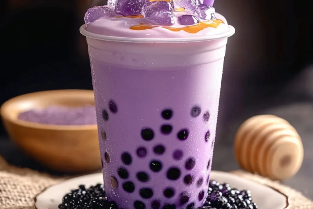 Purple Bliss Boba Tea