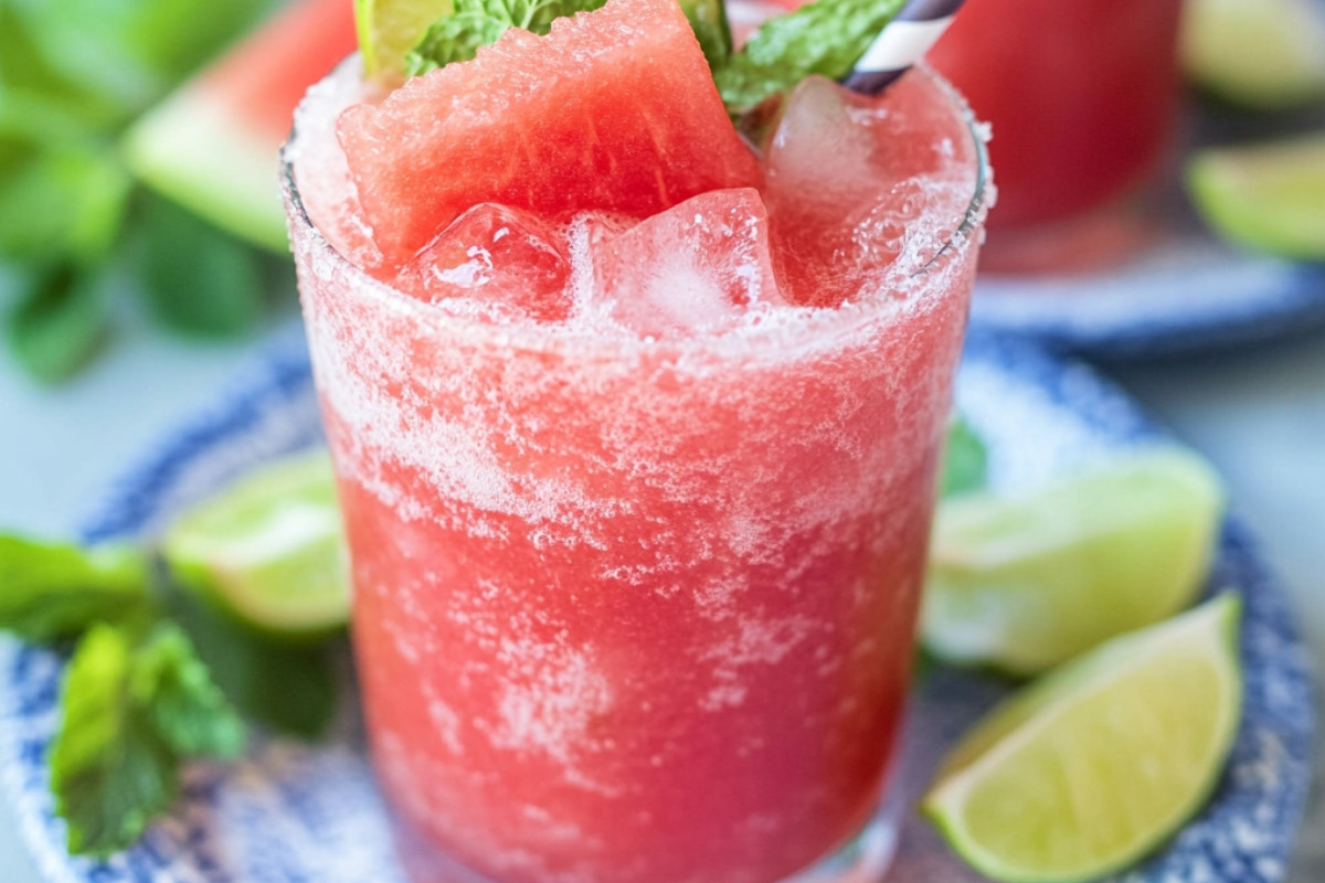 Refreshing Watermelon Mint Lime Delight