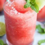 Watermelon Mint Lime Delight Slushies
